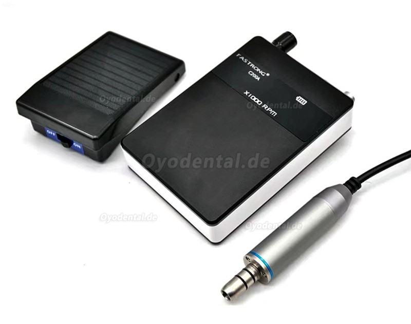 FASTRONG C200A Tragbarer Dentallabor B&uuml;rstenloser Mikromotor Elektrischer Polierer mit Akku